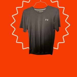 Under Armour Men's Charcoal V-Neck Tee